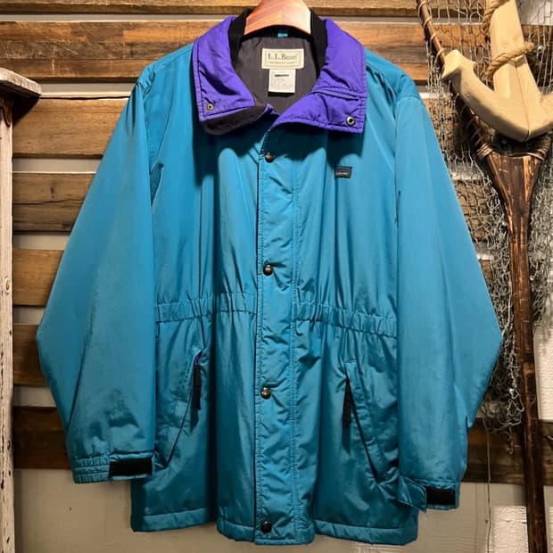 [M]90's L.L.Bean 엘엘빈 블루그린 나일론 페놉스콧 파카