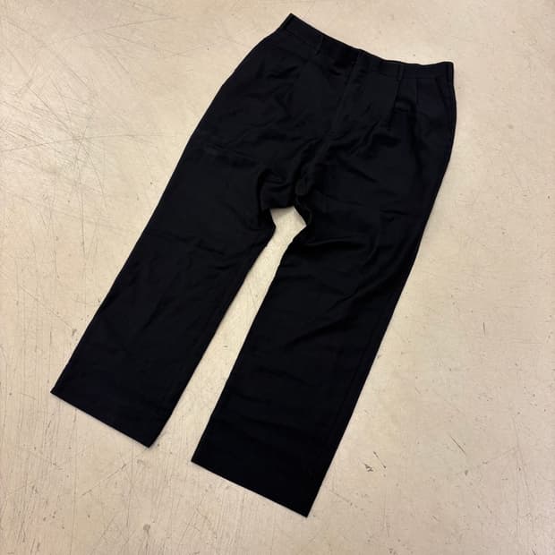 발망 스트라이프 와이드 슬랙스