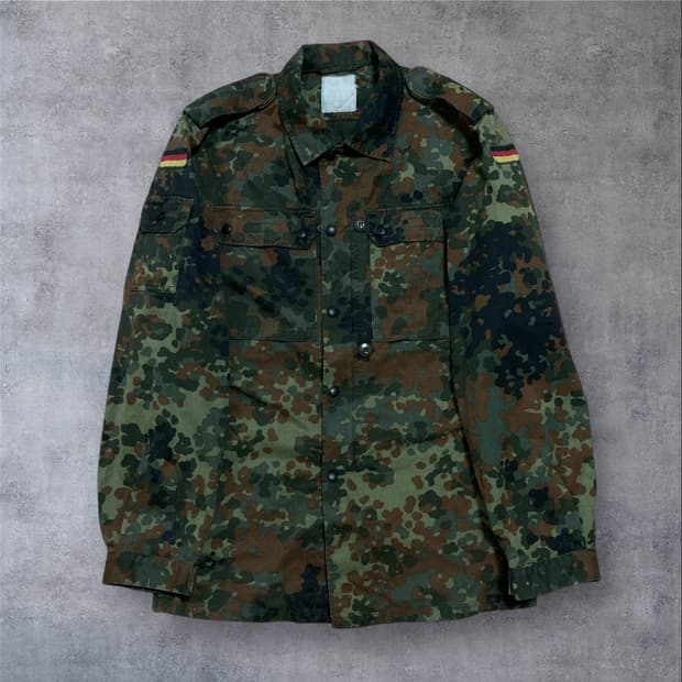 독일군 90s 카모플라쥬 밀리터리 자켓