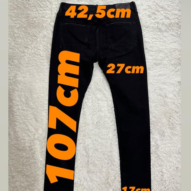 올세인츠 렉스 블랙진 W32