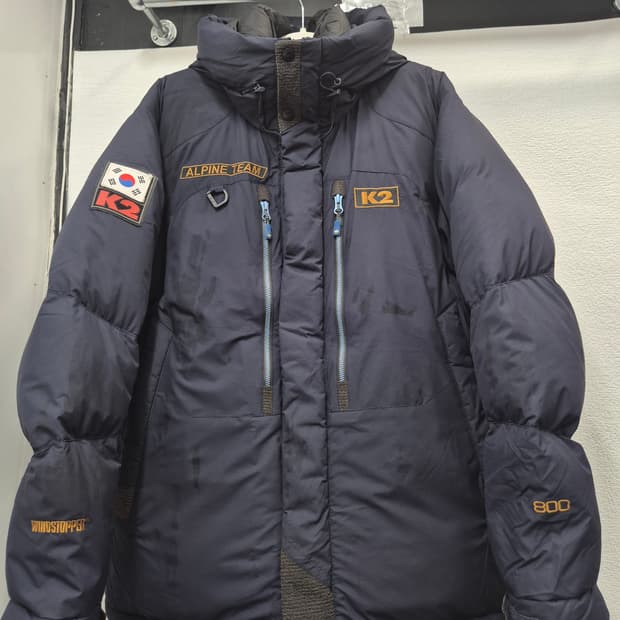 K2 알파인팀 800 다운 패딩/ 100 (상태최고)