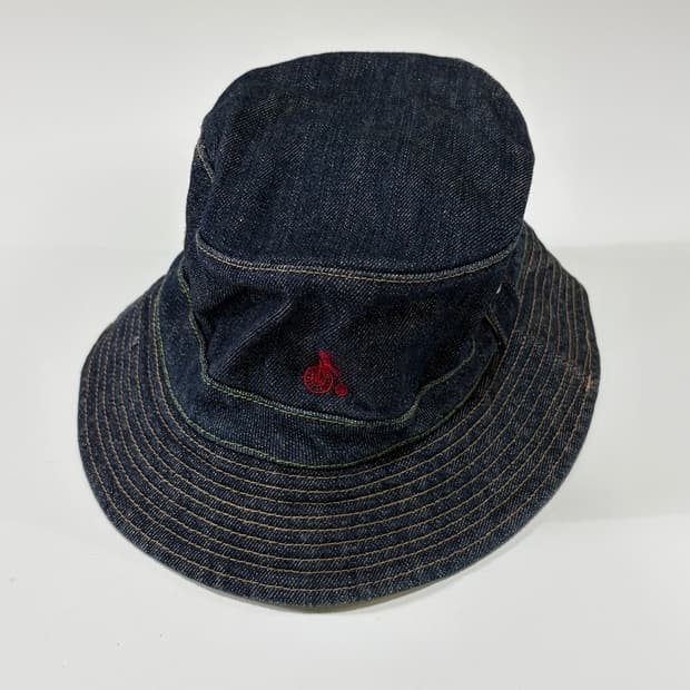 00s 빈폴(Bean Pole) 데님 버킷햇 (벙거지)