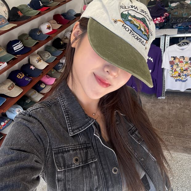 옐로우스콘 앵글러 빈티지 캡