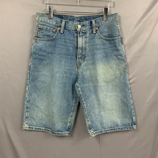 30인치 리바이스 569 데님 버뮤다 팬츠 청반바지