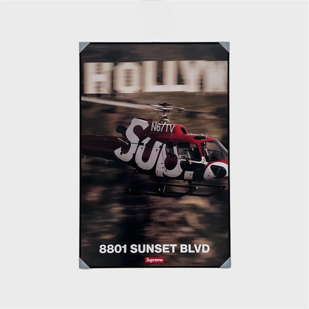 슈프림 포스터 정품 (액자포함) 헐리우드 스토어 Supreme