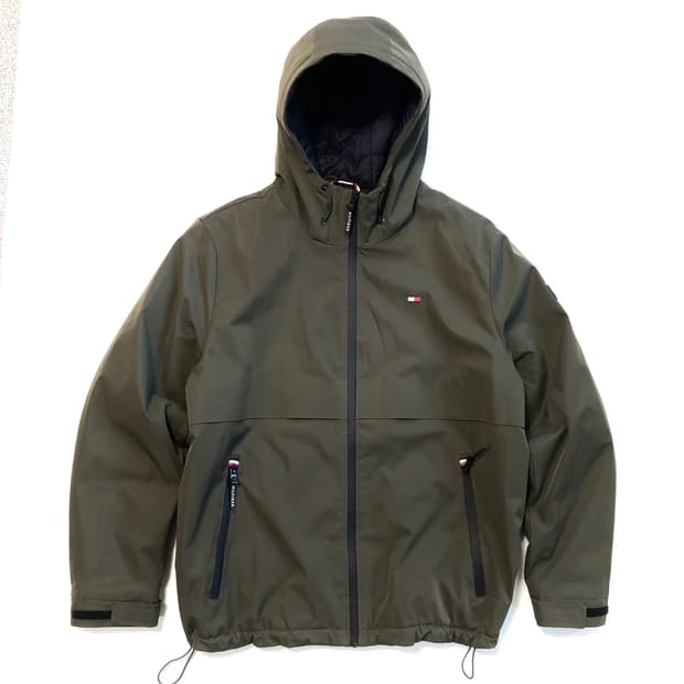 타미힐피거 패딩 자켓 카키 