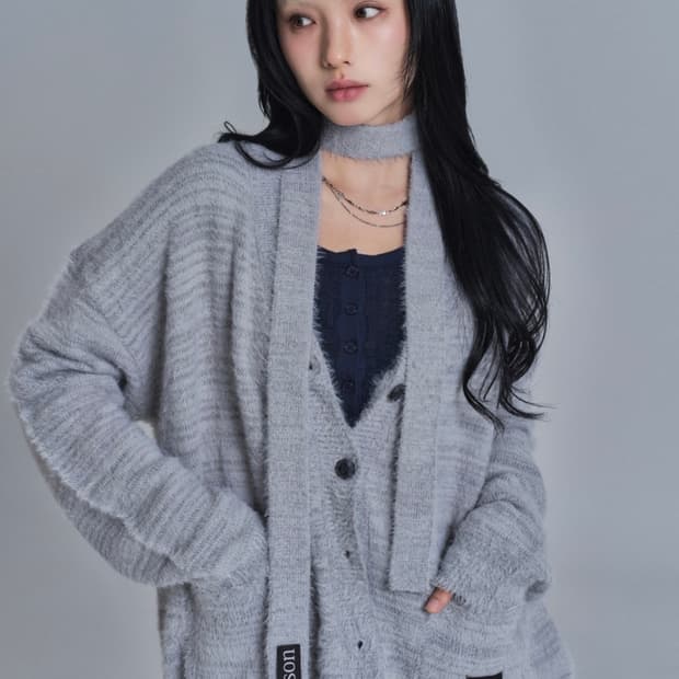 애즈온 루카 타이 가디건