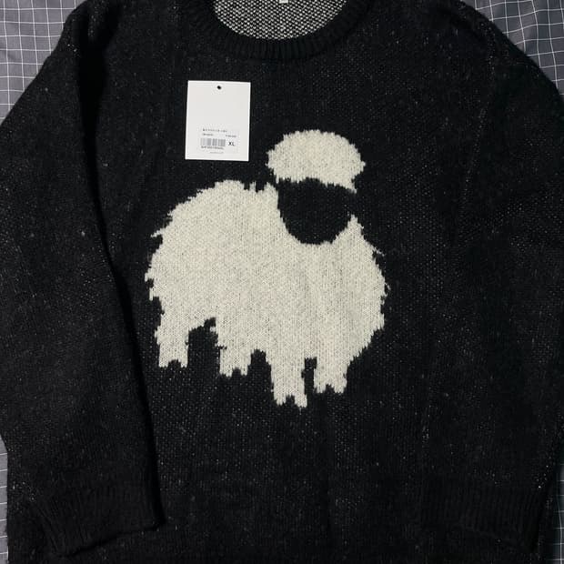 아노블리어 발레 브러쉬 니트