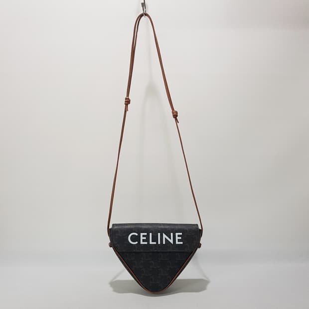 셀린느 트리오페 트라이앵글 숄더 크로스백