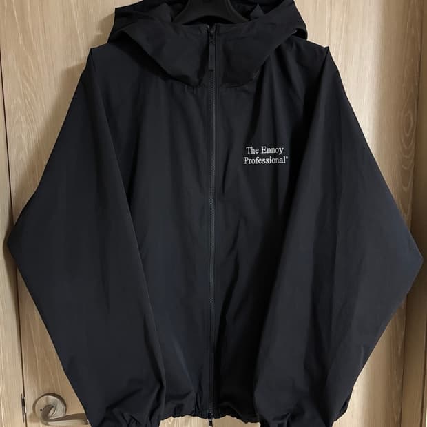 엔노이 ENNOY 2025 샤카 TECH CPN 후디 블랙 XXL