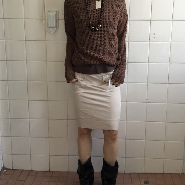 String point crochet knit