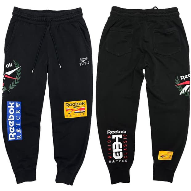 리복 X 로맨틱크라운 클래식 조거팬츠 (츄리닝 바지)