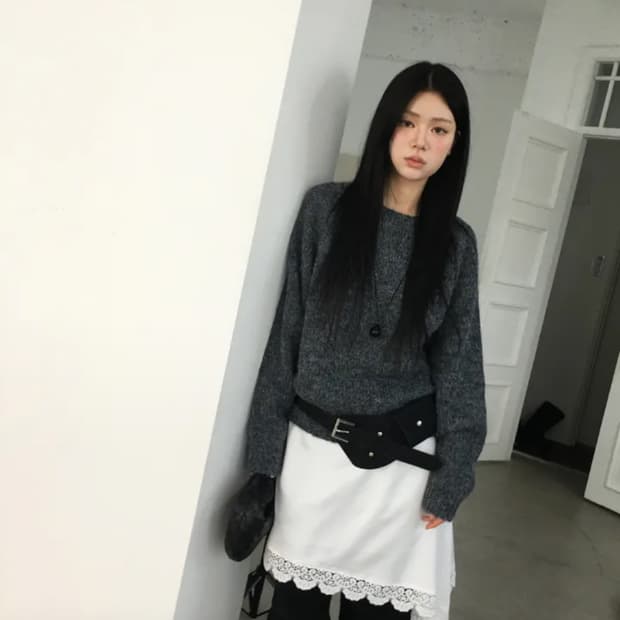 노비야카  Sum raglan knit