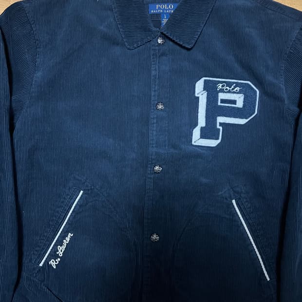 폴로 랄프로렌 25FW 코듀로이 카라 바시티
