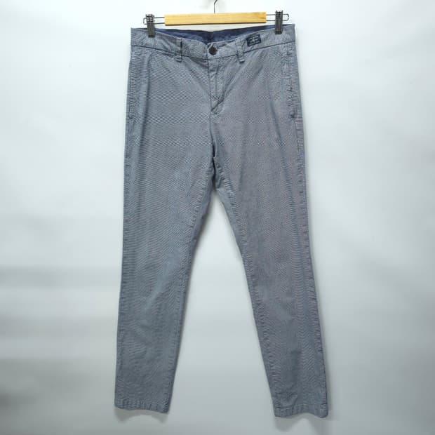 타미힐피거 남성 하운드투스 체크 패턴 치노 팬츠(30)