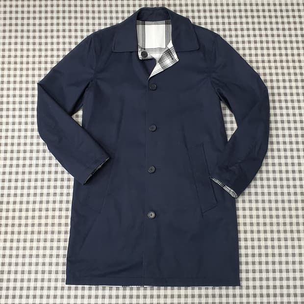 산드로 양면 슬림핏 코트 남자95