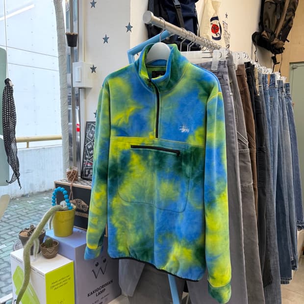 Stussy polar fleece mock neck 