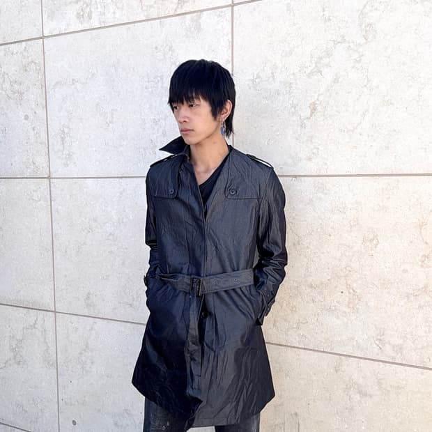 Stone Washed Chic Mood Coat Jacket