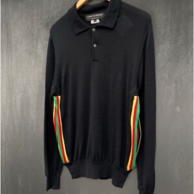 꼼데가르송 옴므 블랙 카라니트