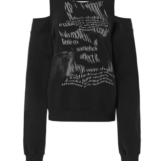 [2] 나체 bare sweat shirt black