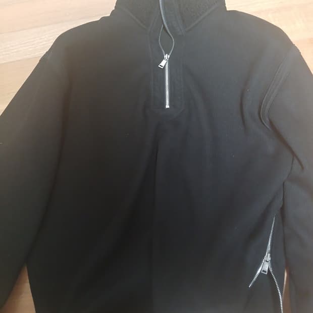 시스템옴므 2024fw 하이넥 하프집업 탑95(크게나온제품)