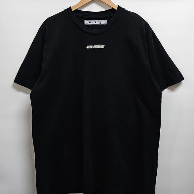 오프화이트 마커애로우 반팔티셔츠 XL 정품큐알