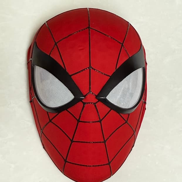 스파이더맨 코스프레 마스크 코스튬 페이스쉘