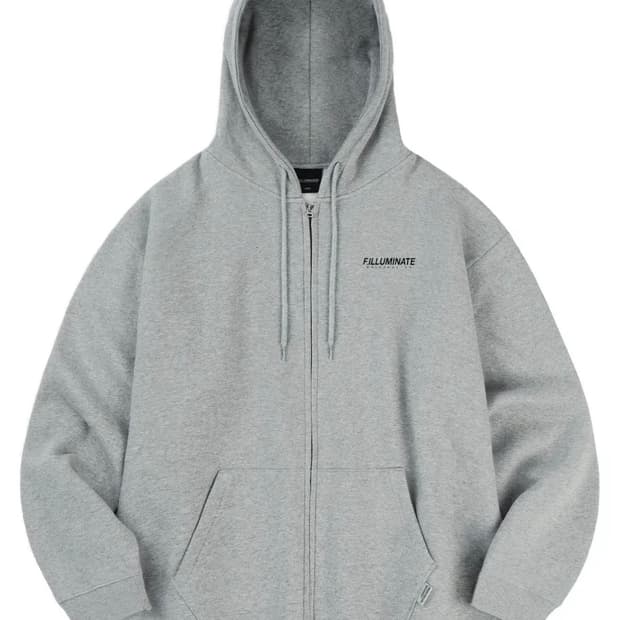 필루미네이트 오버핏 듀얼라이즈 후드 집업 (새상품/L)