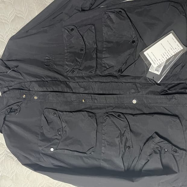 CP컴퍼니 플랫 고글 자켓 바람막이[L]