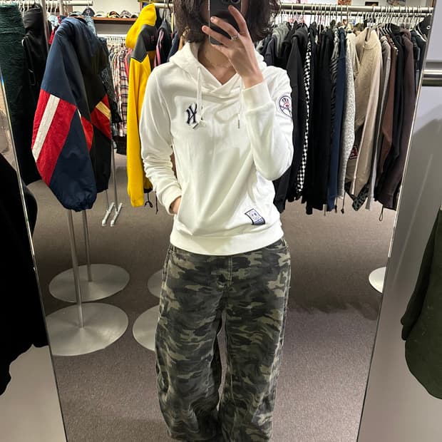 85)MLB 뉴욕 양키스 베이직 로고 후디