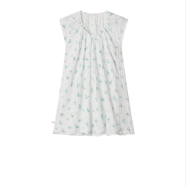 1회착용)콜로신스 MONESI TOP DRESS MINT FLOWER