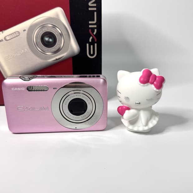 카시오 엑슬림 ex-z800 핑크 디카