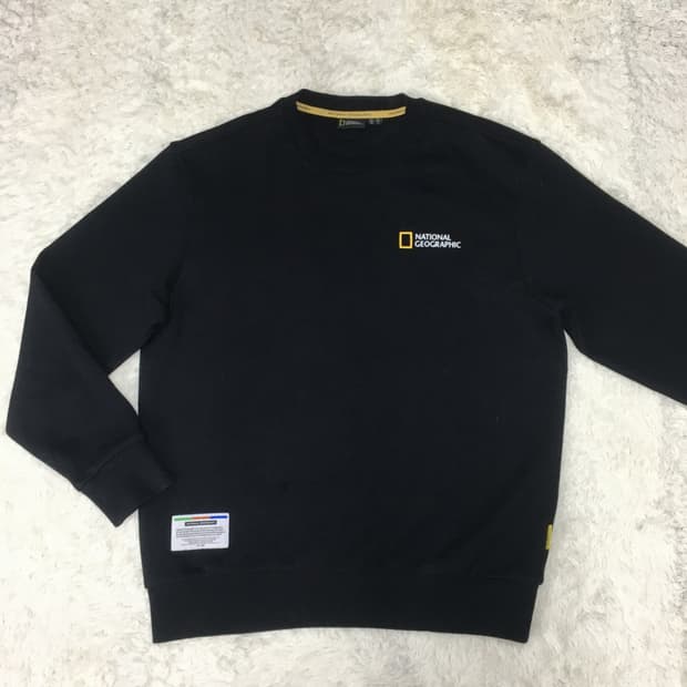 내셔널지오그래픽 스몰로고 맨투맨 BB19