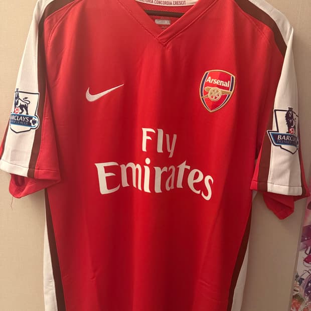 08 10 아스날 홈 나스리 XL 유니폼