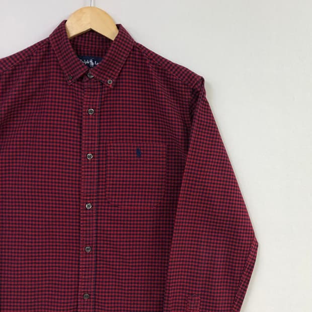 M 폴로 옥스포드 체크 셔츠