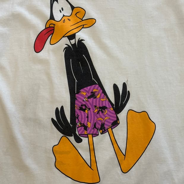 90s Looney Tunes "Exhausted Daffy" Boxer