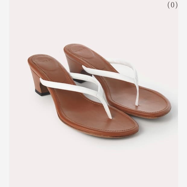 얼바닉 Leather Flip-flops Heel 240