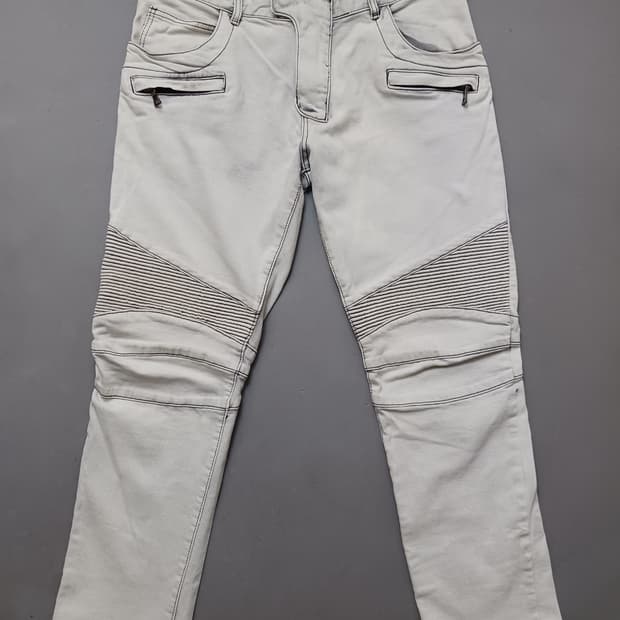 [36] 발망 아이스워싱 바이커진 청바지