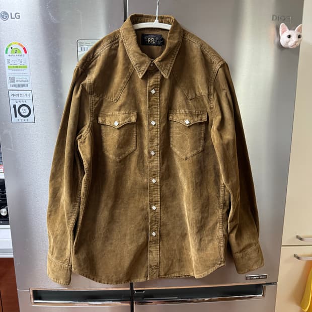 rrl 코듀로이 웨스턴셔츠 L사이즈 새상품 판매합니다.