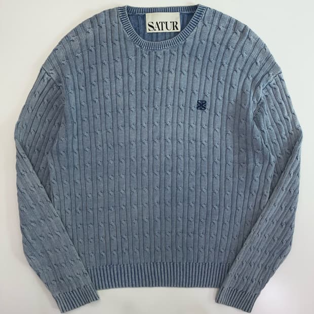 Satur   세터 클래식 다이드 케이블 니트