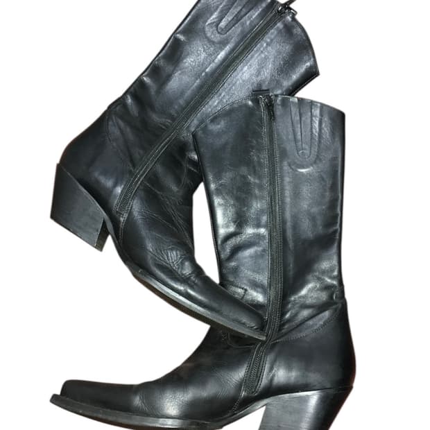 real leather western boots 245