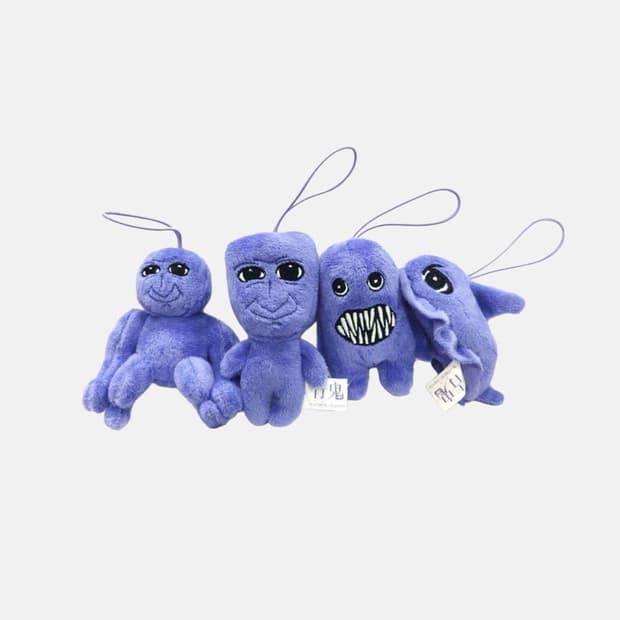 아오오니 마스코트 스트랩 키링 인형 4종