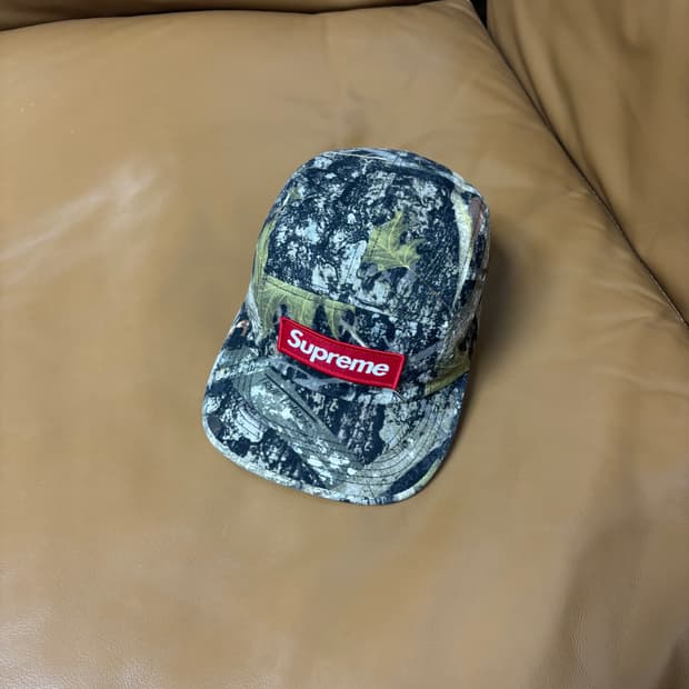 Supreme 슈프림 밀리터리 카모 캠프캡 모자 Military Camo