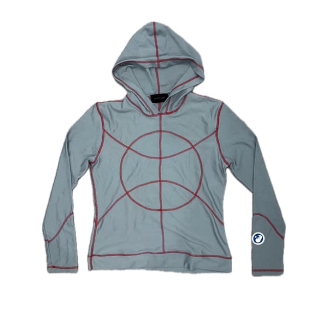 2000s FÖTUS グレーパーカー hoodie