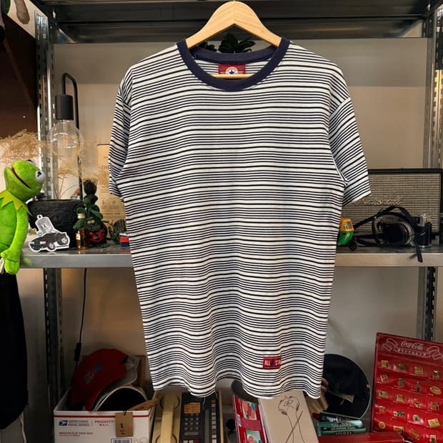 90S 컨버스 스트라이프 티셔츠 L MADE IN USA