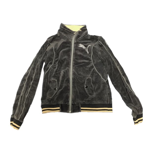 빈티지 푸마 벨벳 집업