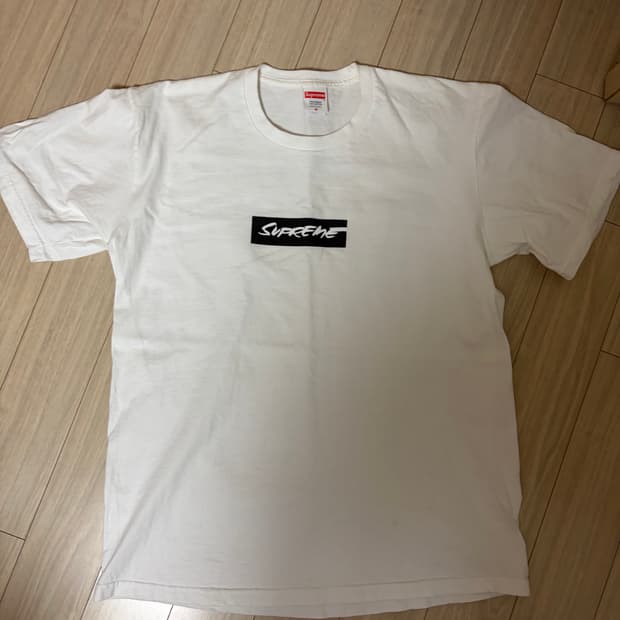 [M] 슈프림 퓨추라 박스로고 반팔 화이트