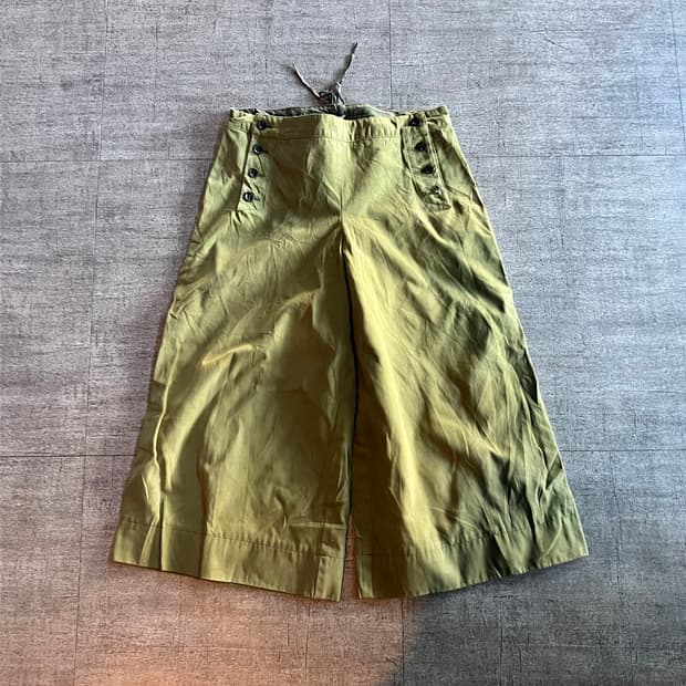 일본빈티지 Popolo 하구미모리걸 아메카지할메카지 쓰리버튼 버뮤다팬츠