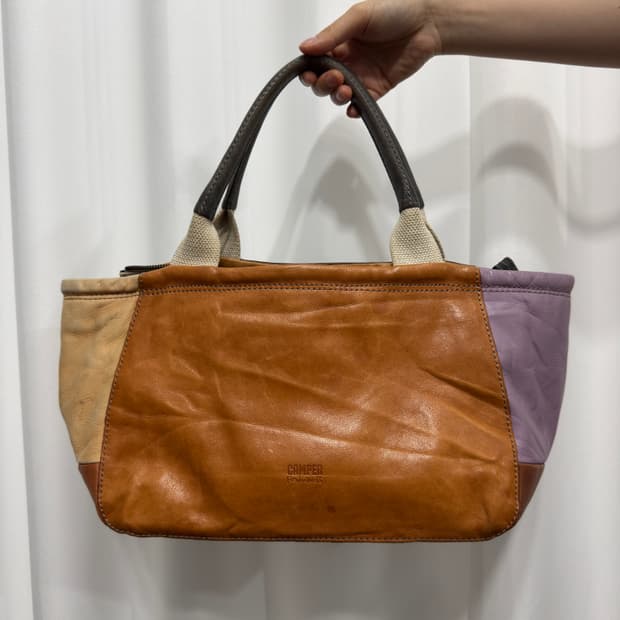 camper leather bag