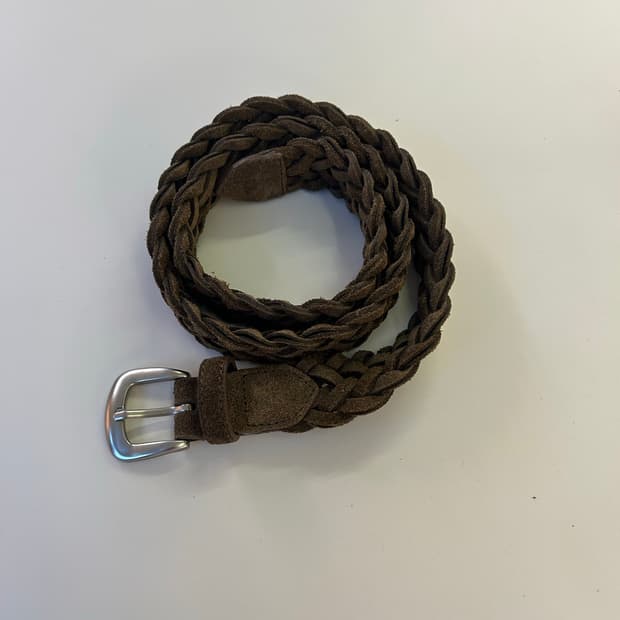 Vintage suede Braided Belt
